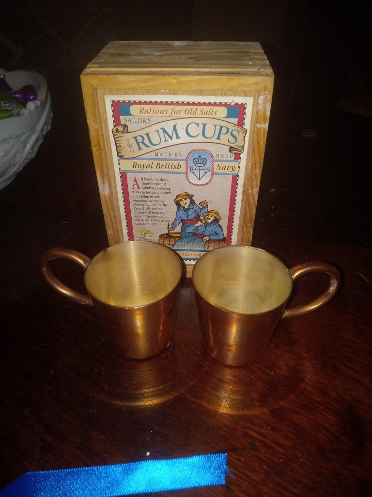 . World British Navy Rum Cups