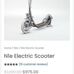 Nito Electric Scooter With Charger