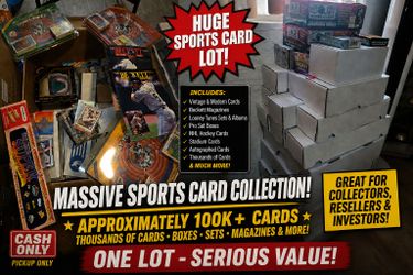 ☄️Sports Card Collection - 10K Cards 🔥Baseball🔥Football🔥Basketball🔥FACTORY SEALED  BOXES☄️