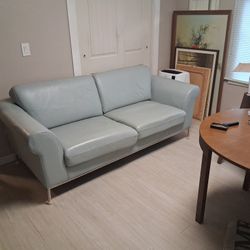 Real Lather  Couch  81" X 35" 