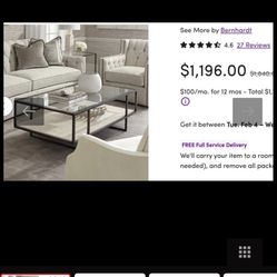 Bernhardt Harlow Coffee Table