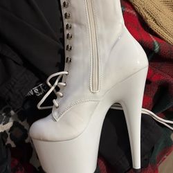 Pleaser Lace Up Boots 