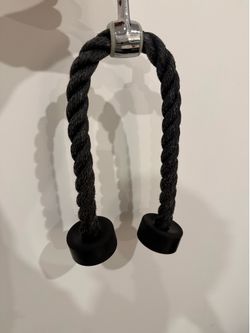 Cable Machine Rope Attachment – Heavy Duty Gym Handle