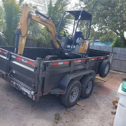 Mini Excavatore Fore Rent Also A Dump Trailer Any Job