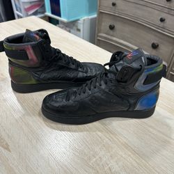 Louis Vuitton Rivoli leather high-top sneakers US10/EUR44