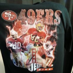 Mitchell and ness SF 49ers Jerry Rice Graphic t shirt