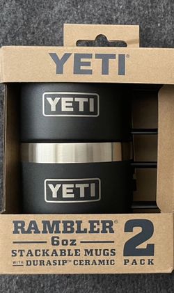Yeti Rambler 6oz Mugs W/durasip ceramic Brand New