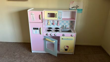 Wooden Large Pastel Play Kitchen