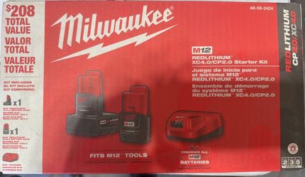 Milwaukee M12 Battery Set