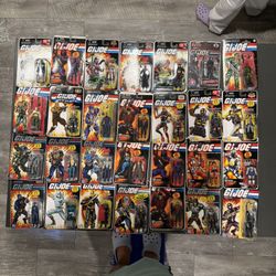 Lot Of 28 GI JOE 25th Anniversary & Others Figures