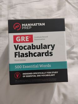 Manhattan Prep GRE Vocabulary Flashcards Third Edition