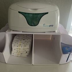 Baby Wipes Warmer And Diapers Organizer