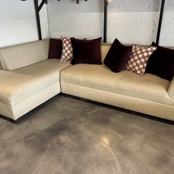 BIEGE L SECTIONAL SOFA - SHOWROOM PIECE - MUST GO