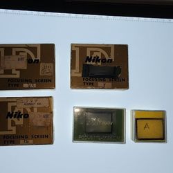 Nikon F Focusing Screens (READ DESCRIPTION)