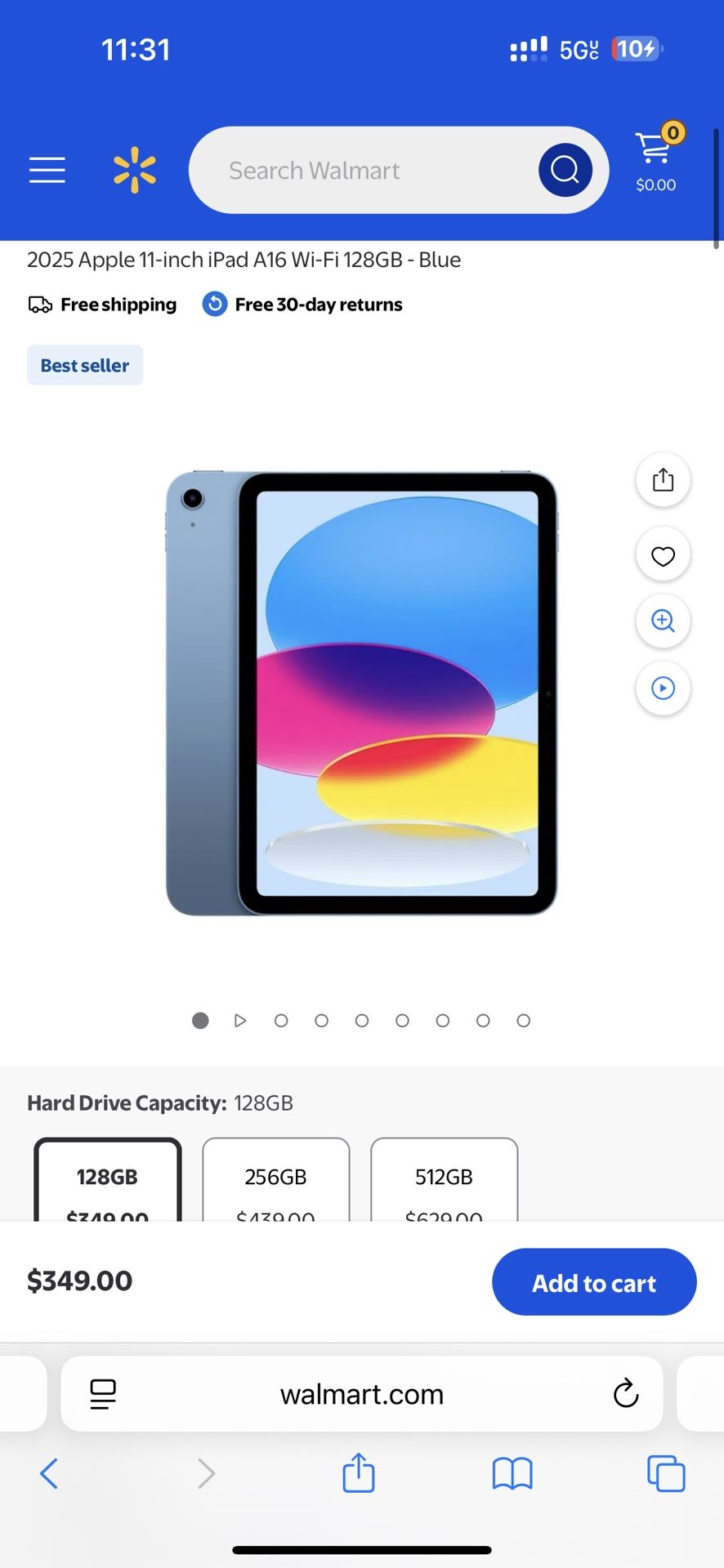 BRAND NEW SEALED 2025 IPAD 11th GENERATION A16 11 INCH 128GB