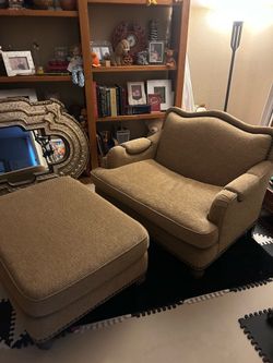 Chair and ottoman