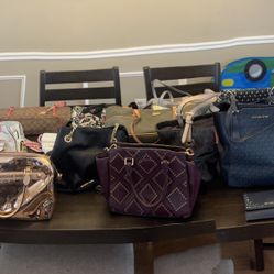Lot Of 13 Beautiful Purses 