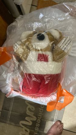 Brand New Teddy Holiday Bears In A Removable Stocking 