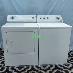 Nice Whirlpool Washer And Kenmore Gas Dryer (One Year Warranty)