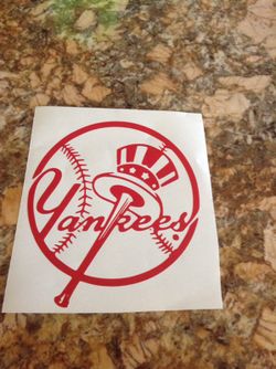 Yankees vinyl decal