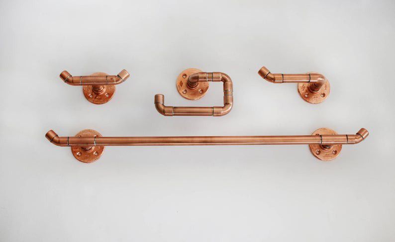 Custom Made Copper Bathroom Sets