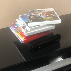 Wii U With 6 Games And Controllers (No Screen)