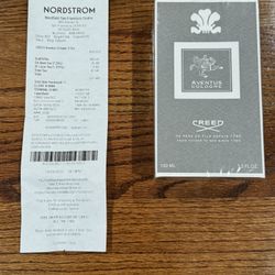 BRAND NEW CREED AVENTUS COLOGNE 1:1