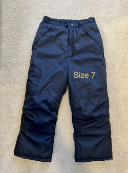 Kid’s Snow Bibs/Pants, Size 7 And 7/8
