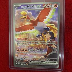 Ethans Ho-oh EX pokemon card