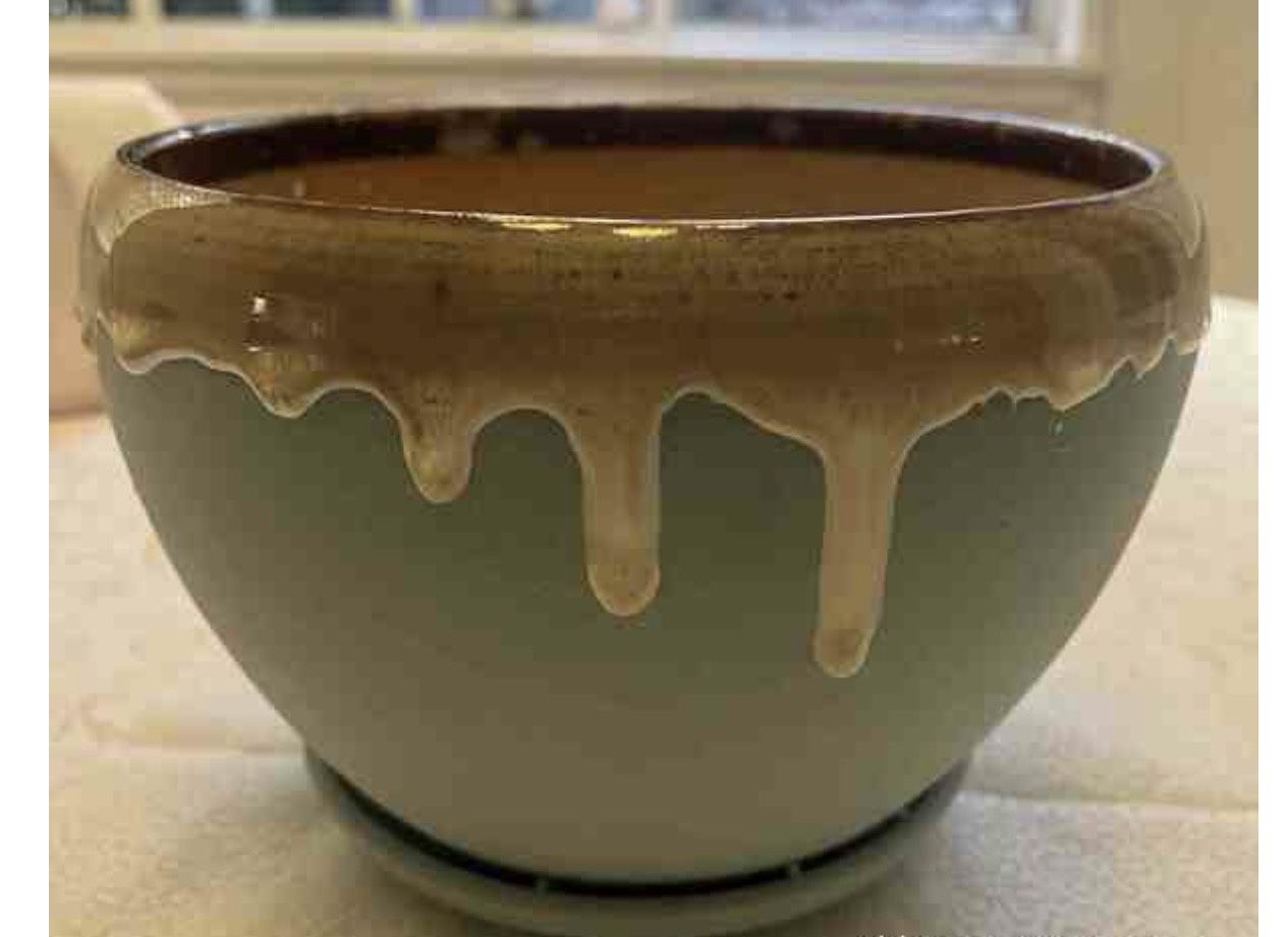 Ceramic Flower Pot – $15 (Brand New)