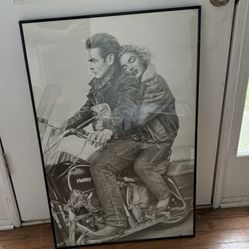 James Dean And Marilyn Monroe  24X36