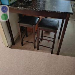 Kitchen Table With Stools