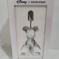 DISNEY x BAUBLEBAR Mickey Mouse Bag Enamel Charm RARE SNOWFLAKE