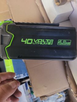 40 volt battery
