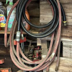 Hoses Probably Air And One Heavy Possibly For Hydraulic 