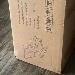 Brand New Never Opened Rocking Chair