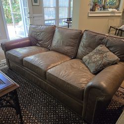 Stickley Leather Sofa