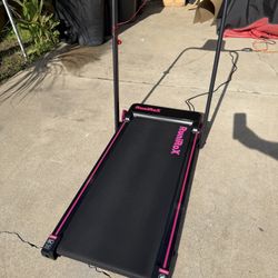RuniRoX Treadmill Hot Pink W/Handle