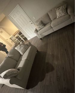 Love seat and sofa