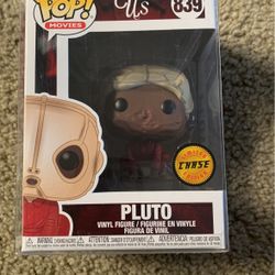 Us Pluto Chase Funko Pop Limited Edition With Clear Box Cover