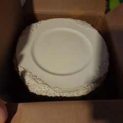 beautiful vintage style plates for wedding ect... 