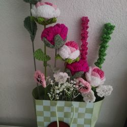 Ramos De Flores De Crochet  