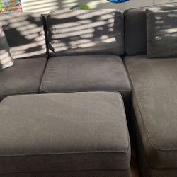 Macys Ridley 3 Piece Chaise With Storage Ottoman