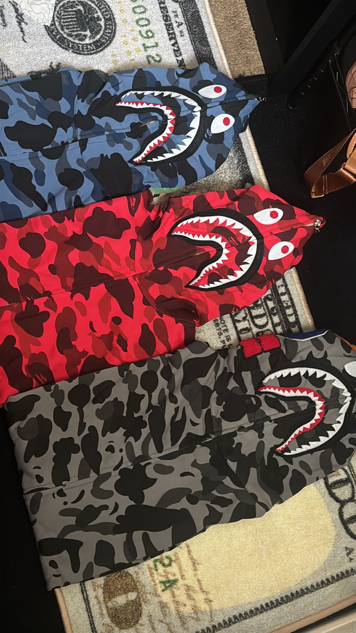 Bape Hoodies And Shirts