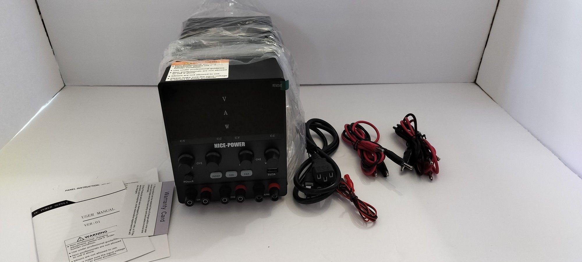 NICE-POWER Dual DC Power Supply/ model _SPS 3010 - 2KD /Variable: 30V / 10A / see discription ??