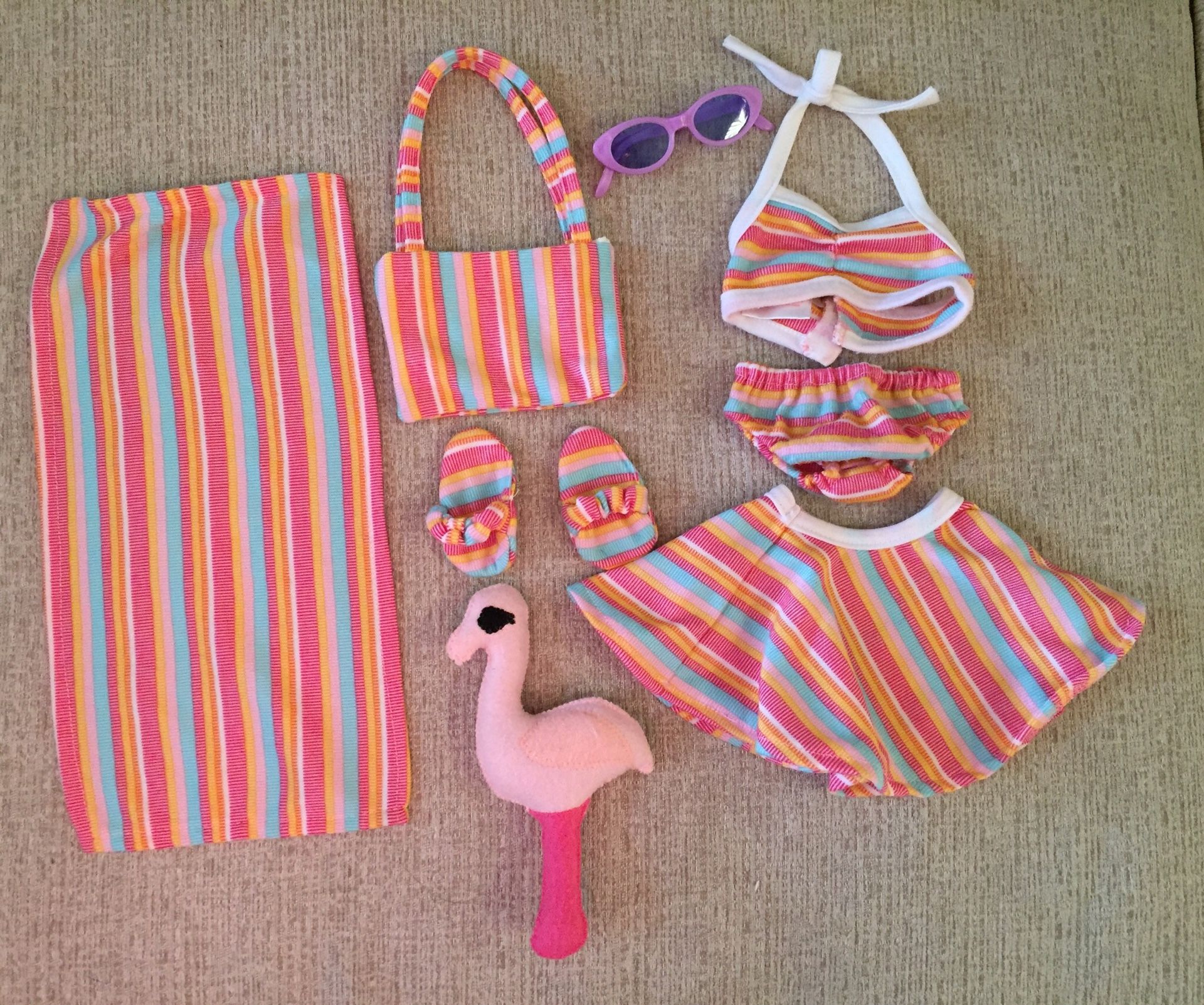 18” Doll Beach Outfit for American Girl