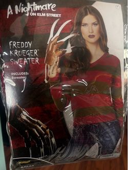 Women’s Small Fredy Krueger Halloween Costume