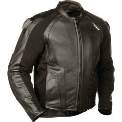 Fly Racing Mens Apex Leather Motorcycle Jacket 
