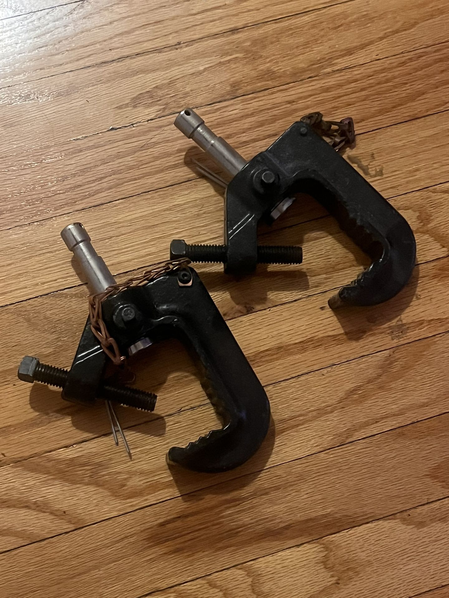 Heavy-Duty C-Clamp Lighting Mounts - $15 Ea/ $25 A Pair Or Best Offer