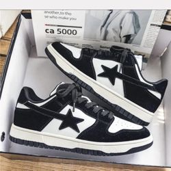 Black and white dunks 